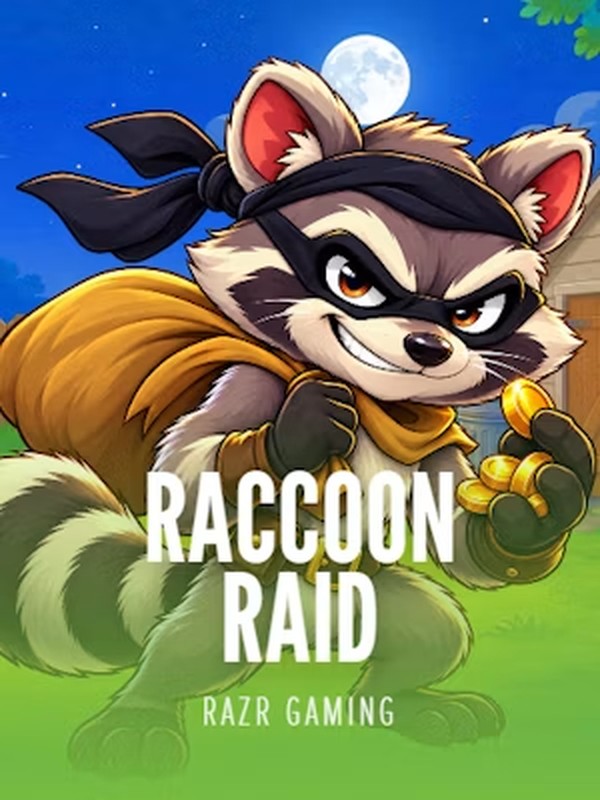 Raccoon Raid slot game artwork