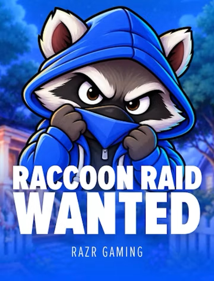 Raccoon Raid slot game artwork